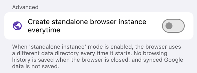 Standalone Instance